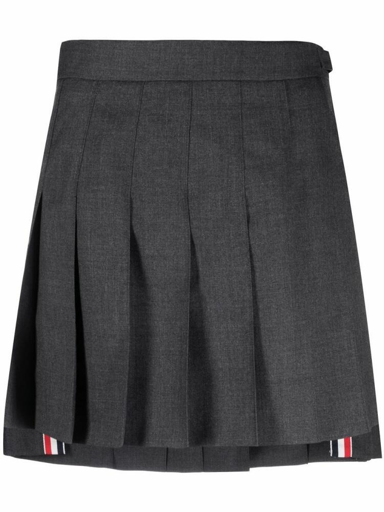 Thom Browne pleated mini skirt - Grey Cover