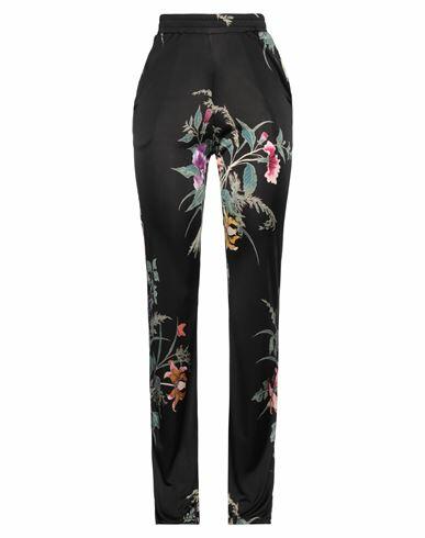 Etro Woman Pants Black Viscose Cover