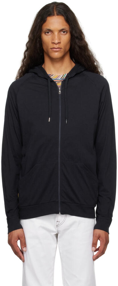 Paul Smith Navy Striped Hoodie Cover