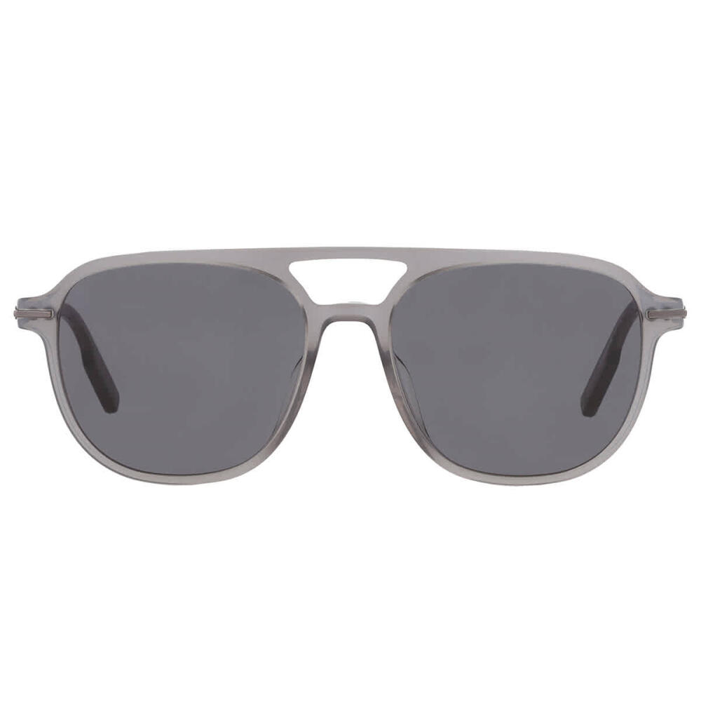 Ermenegildo Zegna Smoke Navigator Mens Sunglasses Cover