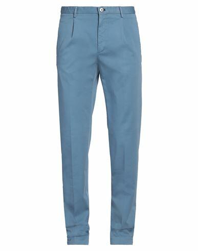 Incotex Man Pants Pastel blue Cotton, Lyocell, Elastane Cover