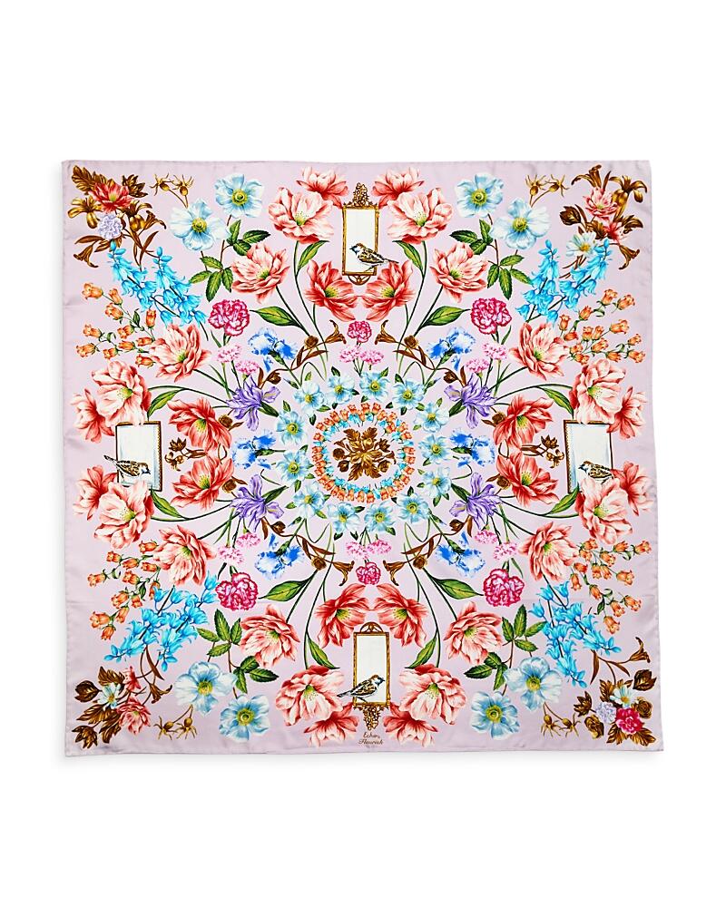 Echo Flourish Floral Silk Scarf Cover