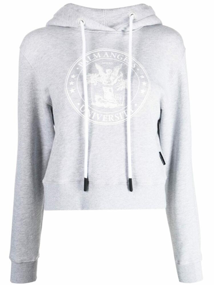 Palm Angels College Classic hoodie - Grey Cover