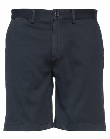 Napapijri Man Shorts & Bermuda Shorts Midnight blue Cotton, Elastane Cover