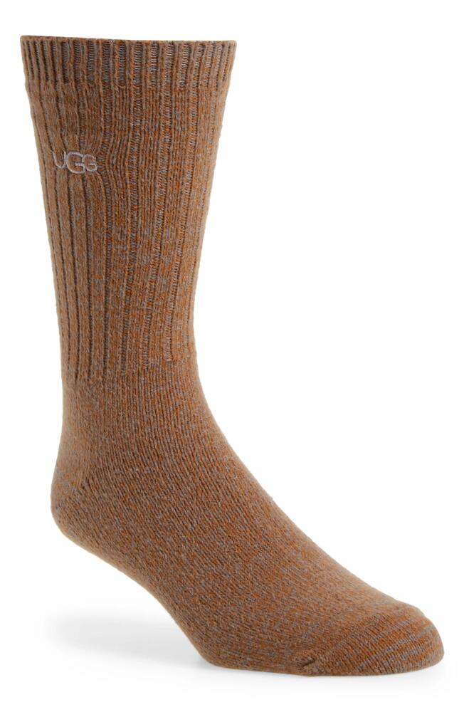 UGG(r) Trey Rib Crew Socks in Chestnut Cover