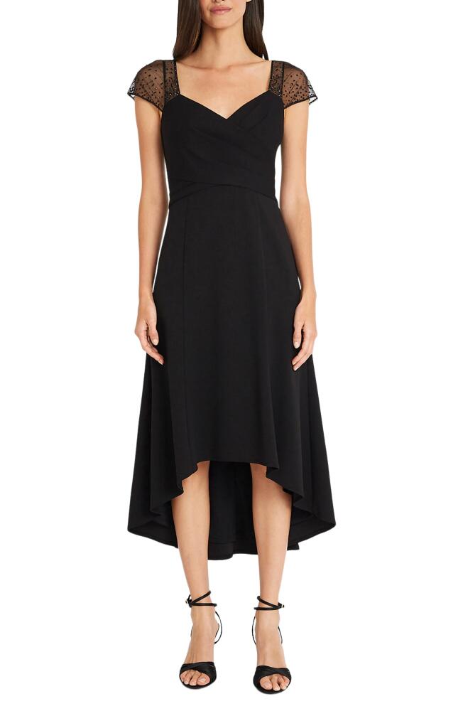 Maggy London Embellished High-Low Cocktail Dress in Black Cover