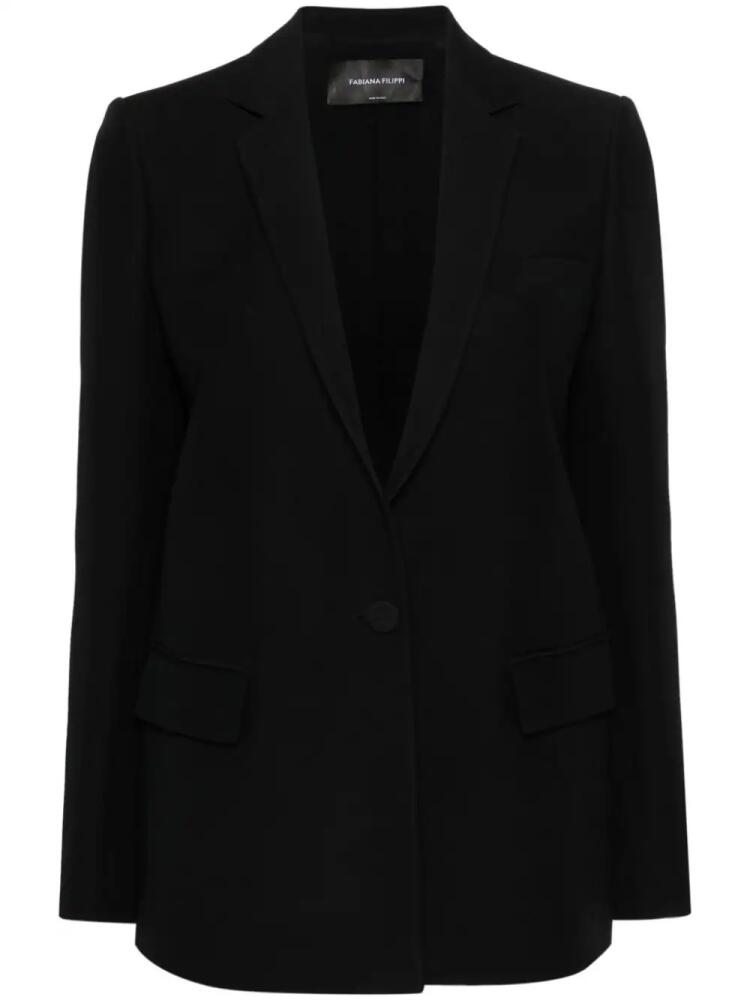 Fabiana Filippi single-breasted blazer - Black Cover