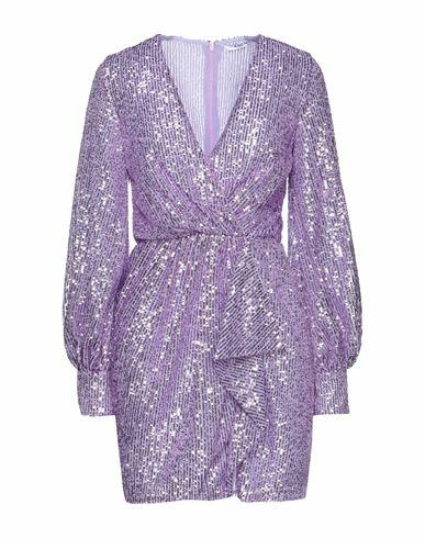 Amen Woman Mini dress Lilac Polyester Cover