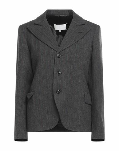 Maison Margiela Woman Blazer Steel grey Wool Cover