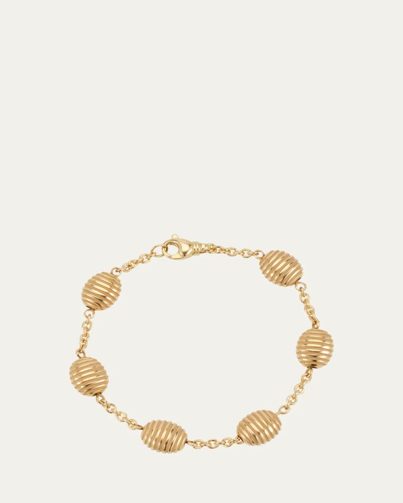 Pamela Zamore 18K Yellow Gold Isla Station Bracelet Cover