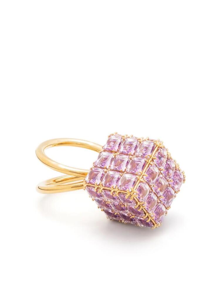 Swarovski Curiosa cocktail ring - Purple Cover