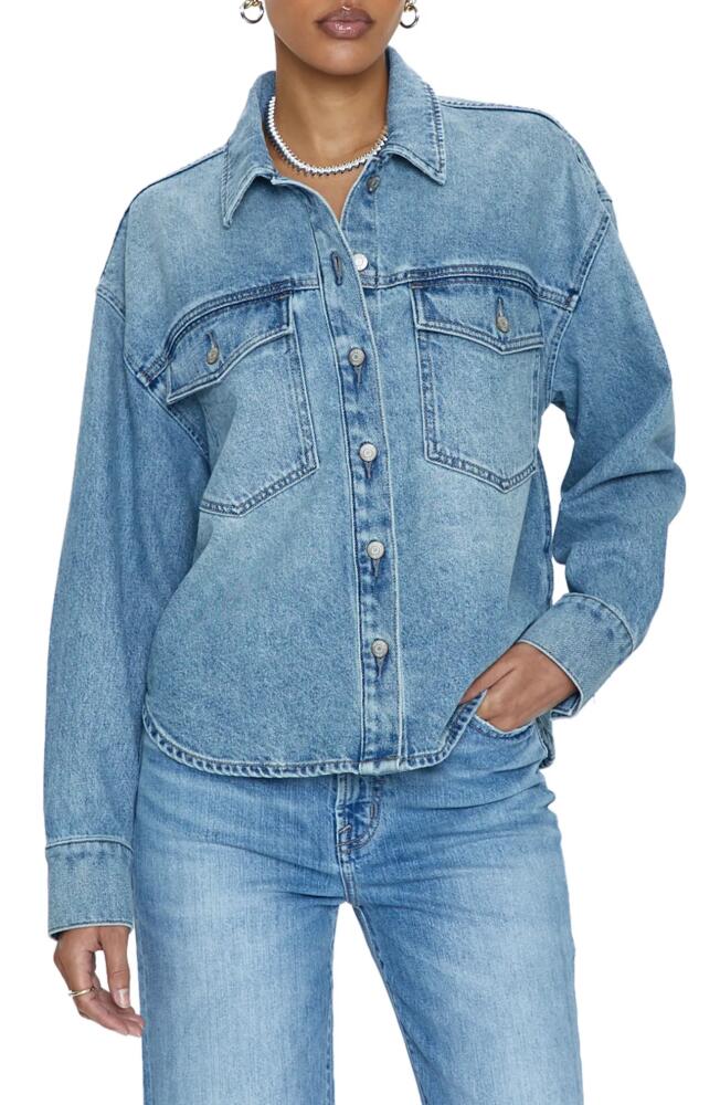 Pistola Mandy Denim Crop Shirt Jacket in Marcel Cover