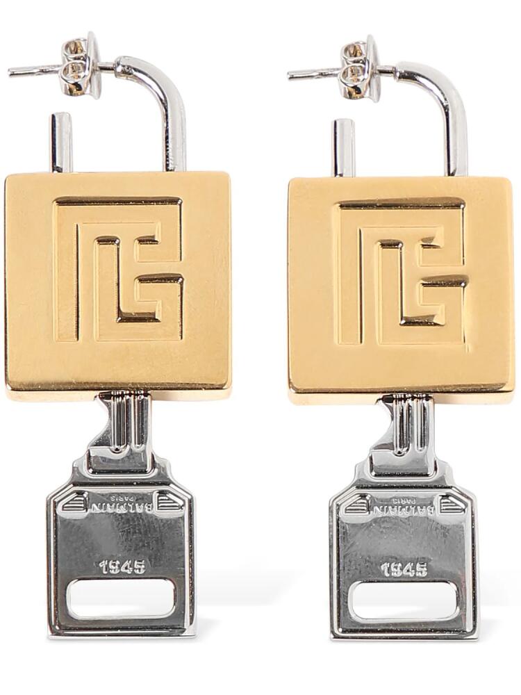 BALMAIN Lock & Key Earrings Cover