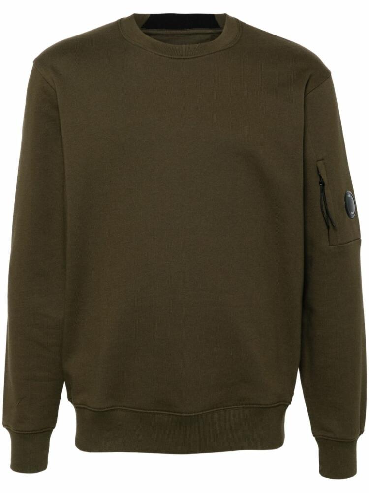 C.P. Company Lens-detail sweatshirt - Green Cover