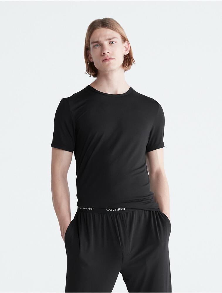 Calvin Klein Men's Ultra Soft Modern Sleep Tee - Black Cover