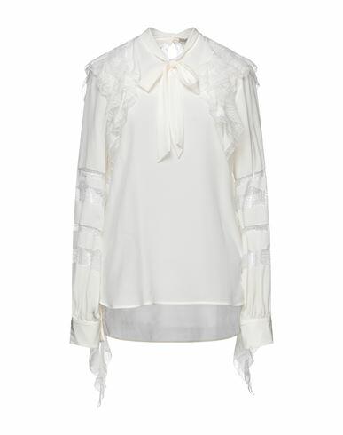 Ermanno Scervino Woman Top Ivory Silk, Polyamide, Viscose Cover