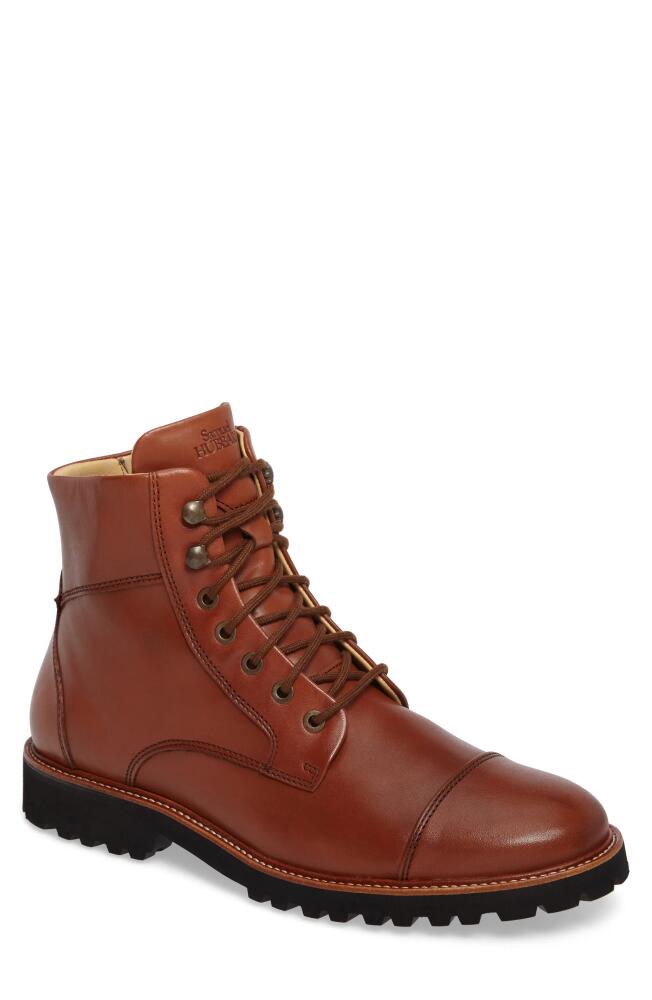 Samuel Hubbard Uptown Maverick Cap Toe Boot in Whiskey Cover