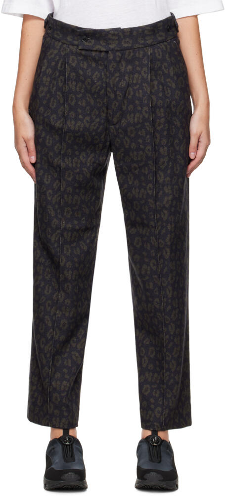 NEEDLES Purple Jacquard Trousers Cover