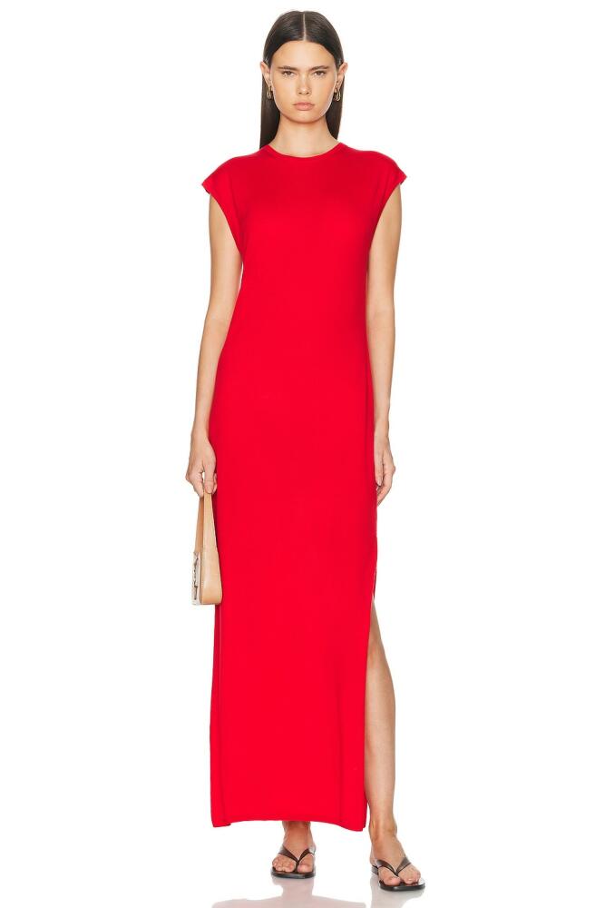 LESET James Maxi Dress in Red Cover