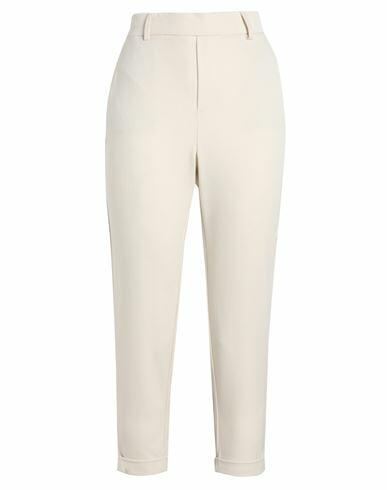 Vero Moda Woman Pants Ivory Polyester, Viscose, Elastane Cover