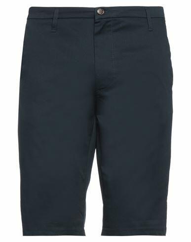 Imperial Man Shorts & Bermuda Shorts Midnight blue Cotton, Elastane Cover