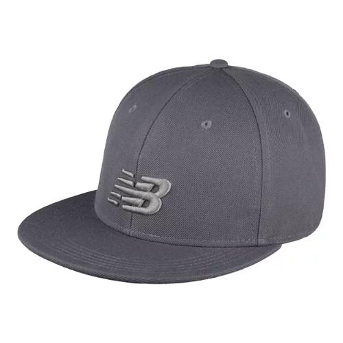 New Balance 6 Panel Flat Brim - Grey Cover