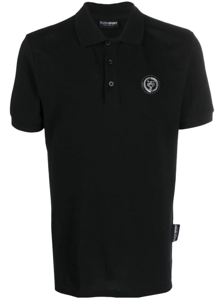 Plein Sport SS Thunder Tiger cotton polo shirt - Black Cover