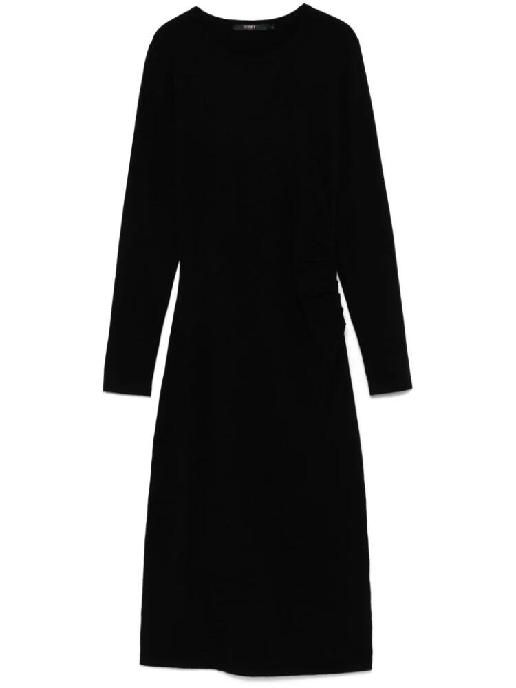 Seventy ruched midi dress - Black Cover