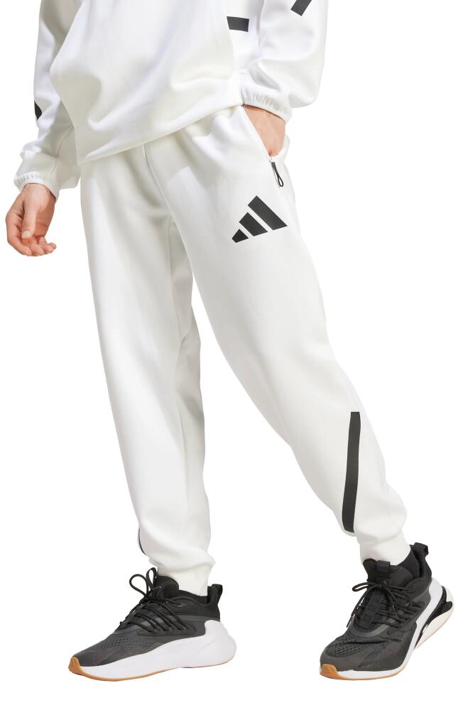 adidas Z.N.E Joggers in White Cover