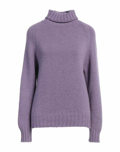 Aragona Woman Turtleneck Purple Cashmere Cover