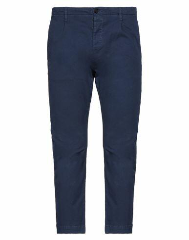 Novemb3r Man Pants Midnight blue Cotton, Elastane Cover