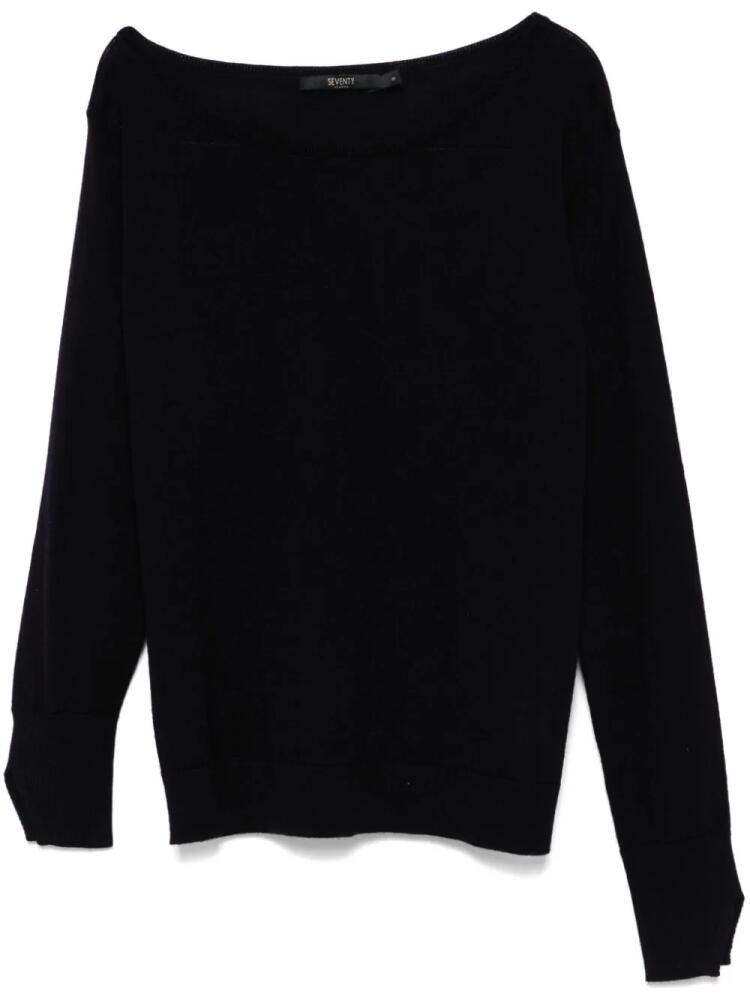 Seventy fine-knit sweater - Black Cover