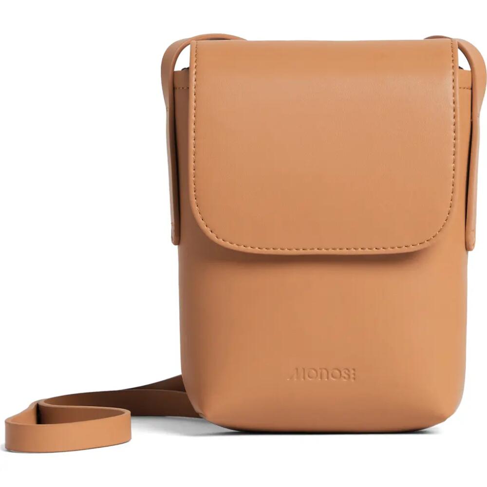 Monos Mini Metro Crossbody Bag in Saddle Tan Cover