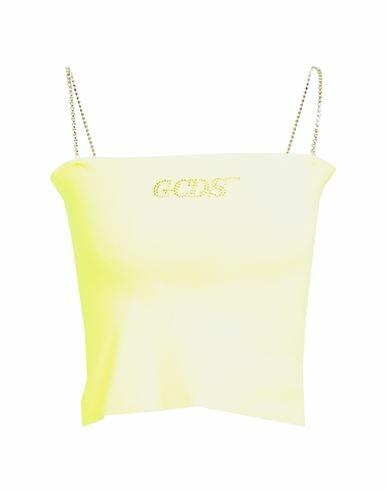 Gcds Woman Top Yellow Polyamide Cover