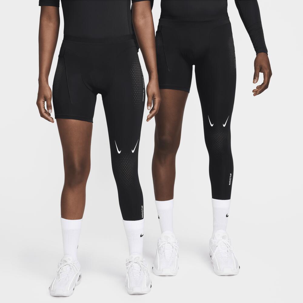 Nike Men's NOCTA Single-Leg Basketball Tights (Left) in Black Cover