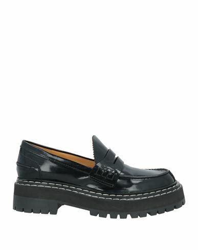 Proenza Schouler Woman Loafers Black Leather Cover