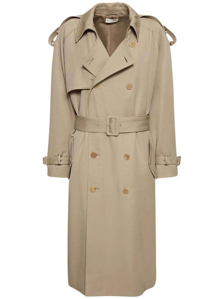 THE ROW June Wool Gabardine Trench Coat Cover