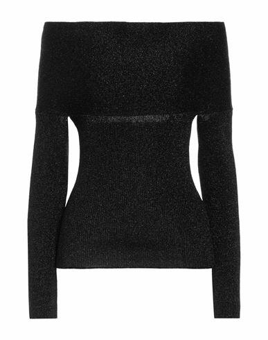 Semicouture Woman Sweater Black Polyester, Polyamide Cover