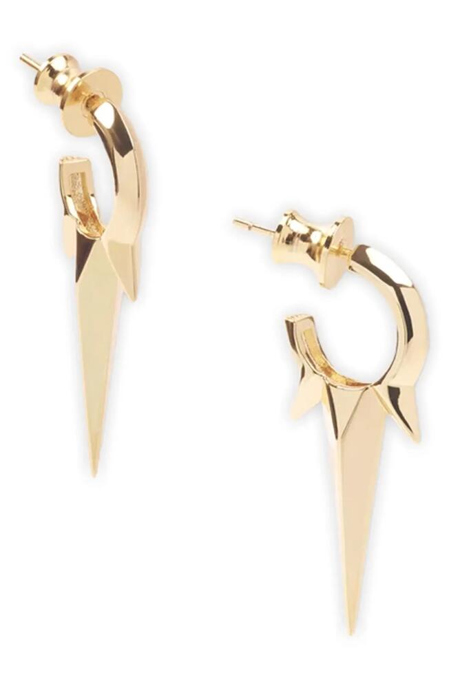 Melinda Maria Gabriella Triple Spike Hoop Earrings in Gold Cover