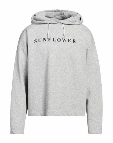 Sunflower Man Sweatshirt Grey Cotton, Polyester Cover