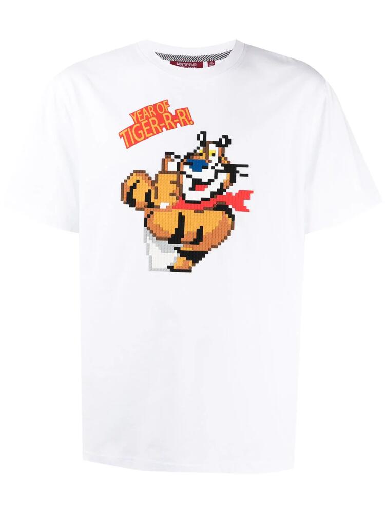 Mostly Heard Rarely Seen 8-Bit Year Of Tigerrr T-shirt - White Cover