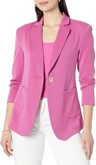 NIC+ZOE Work It Blazer (Orchid Petal) Women's Clothing Cover