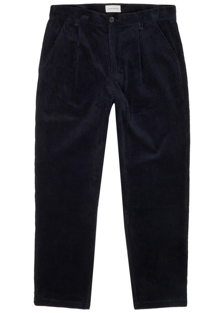 Oliver Spencer Morton Straight-leg Corduroy Trousers - Navy Cover