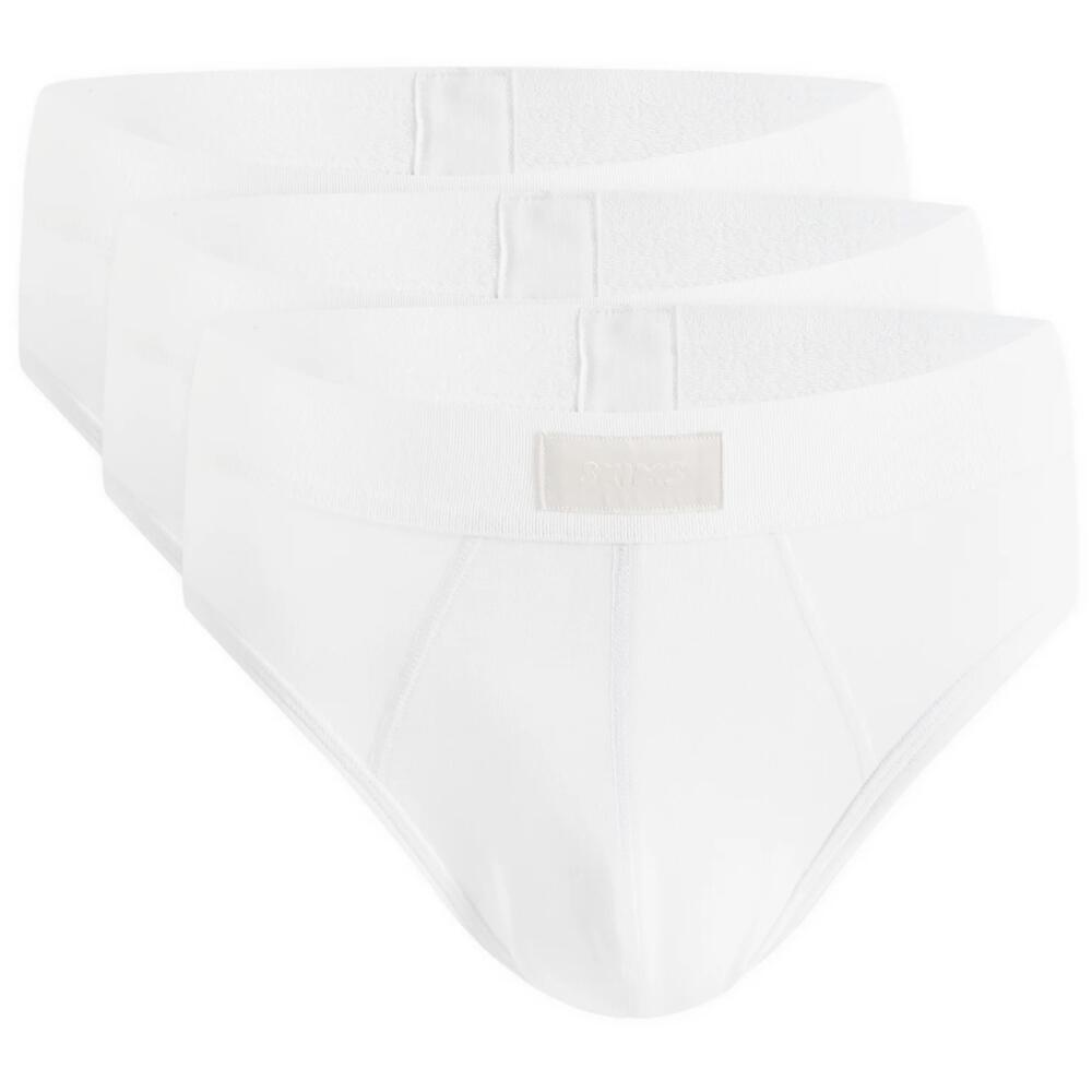 SKIMS Men's Cotton Brief - 3-Pack in Chalk Cover