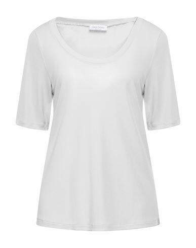 Gran Sasso Woman T-shirt Light grey Viscose, Polyamide Cover