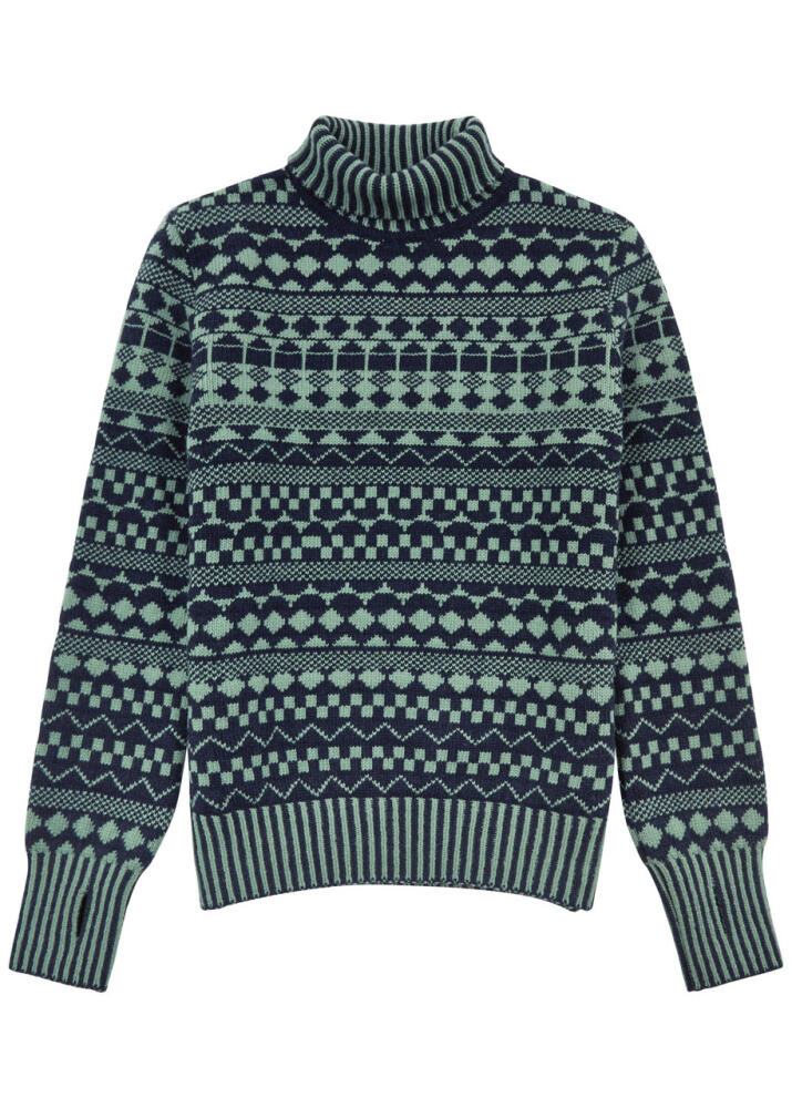 Oliver Spencer Talbot Roll-neck Wool Jumper - Blue Cover