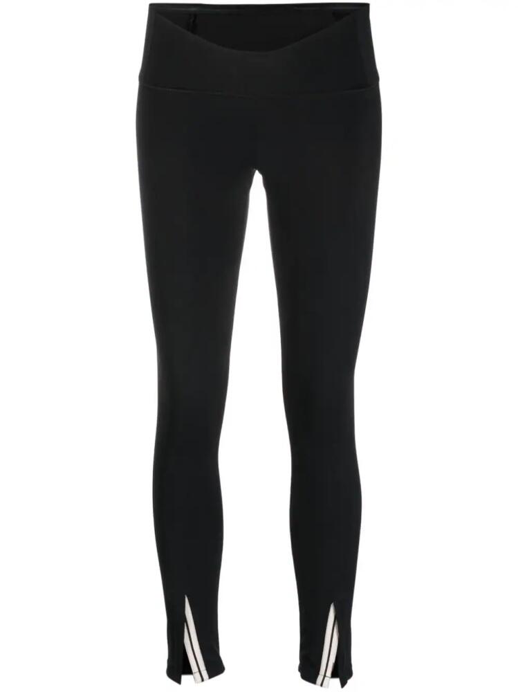 Palm Angels curved-waistband leggings - Black Cover