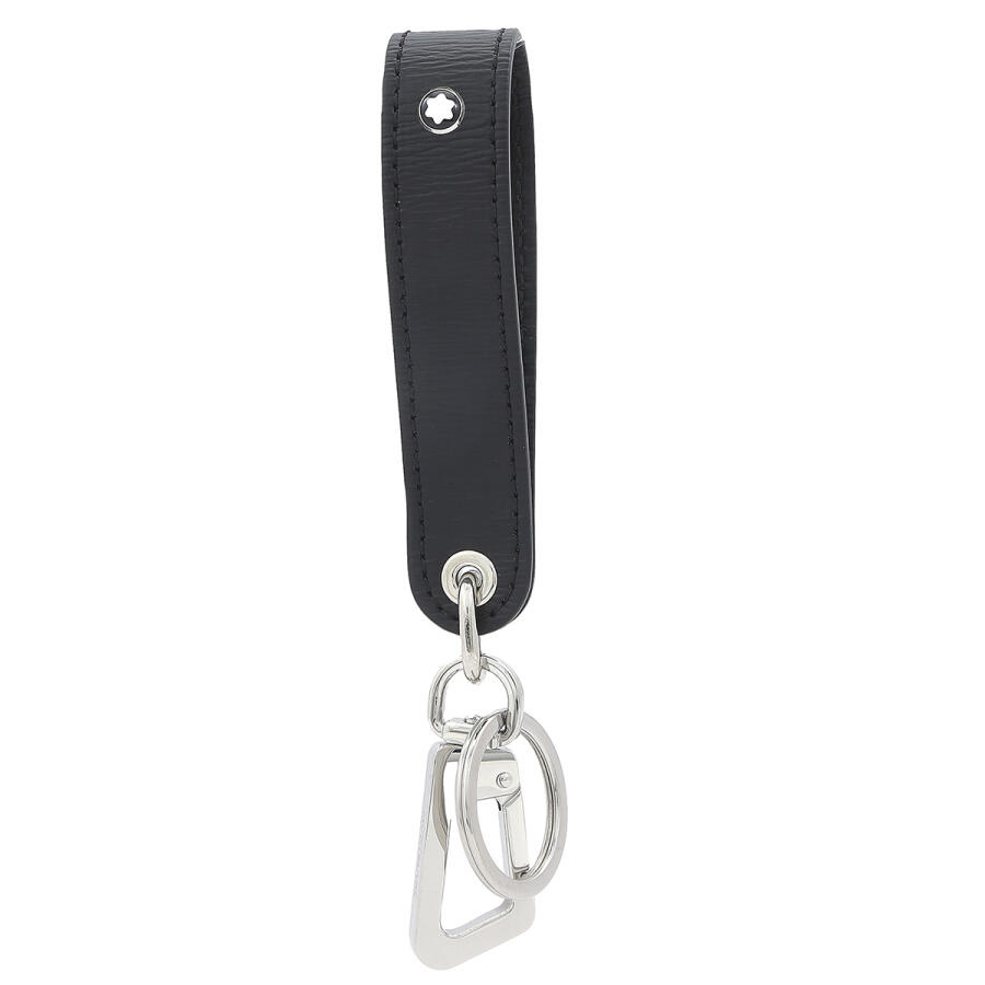 Montblanc Meisterstuck Black Calfskin Leather 4810 Loop Key Fob Cover