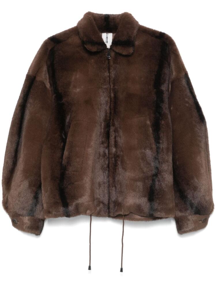 S.W.O.R.D 6.6.44 faux-fur jacket - Brown Cover