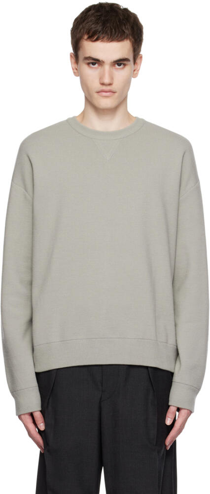 Solid Homme Gray Crewneck Sweater Cover